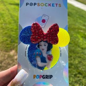 PopSocket | Accessories | Snow White Swappable Popsocket Wswarovski Bow ...